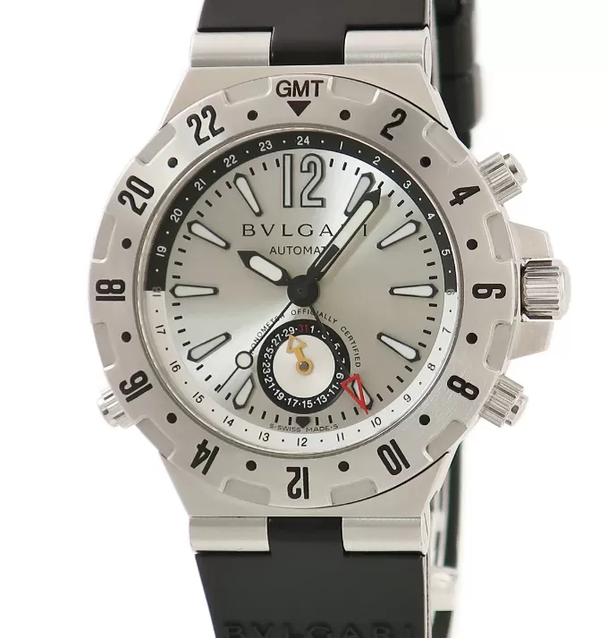BVLGARIコピー ディアゴノ プロフェッショナル GMT 腕時計GMT40S GMT40C5SVD[2503]
