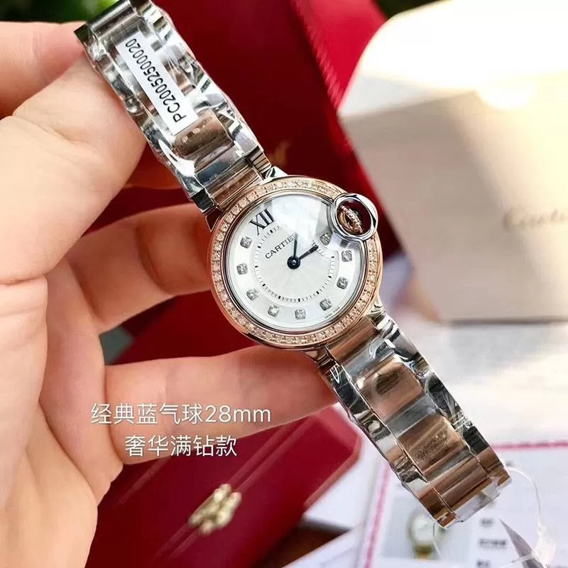 大人気のカルティエ女性用バロンブルースーパーコピー時計  W3BB0009[8060]