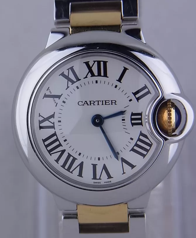 カルティエ バロンブルーレディースブランド時計コピー SM質感良好 W69007Z3 新品[1841]