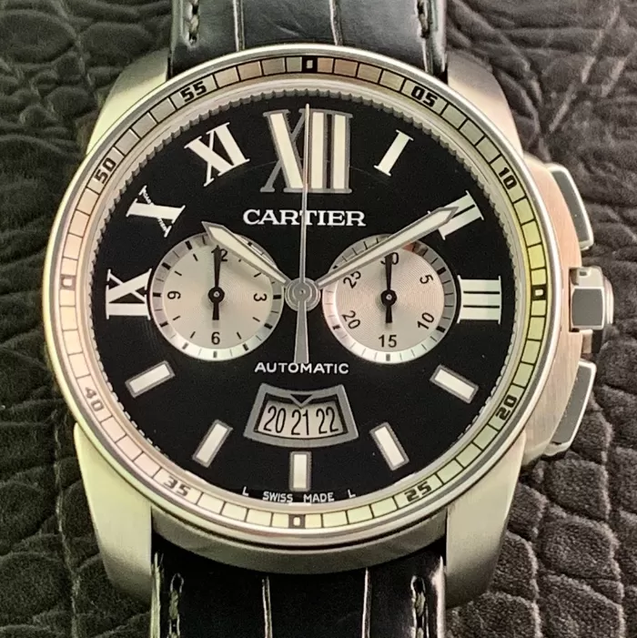 成功者のブランドカルティエレプリカ時計 カリブル ドゥ クロノグラフW7100060[1641]