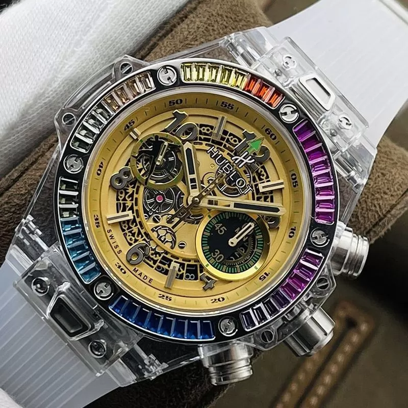優雅hublotスーパーコピー偽物腕時計ビッグバンサファイア huu61945[7737]