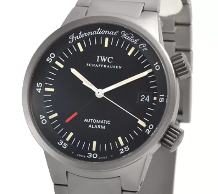 IWC激安販売アイダブリューシー IW353701 メンズ ブラックチタン腕時計[1527]