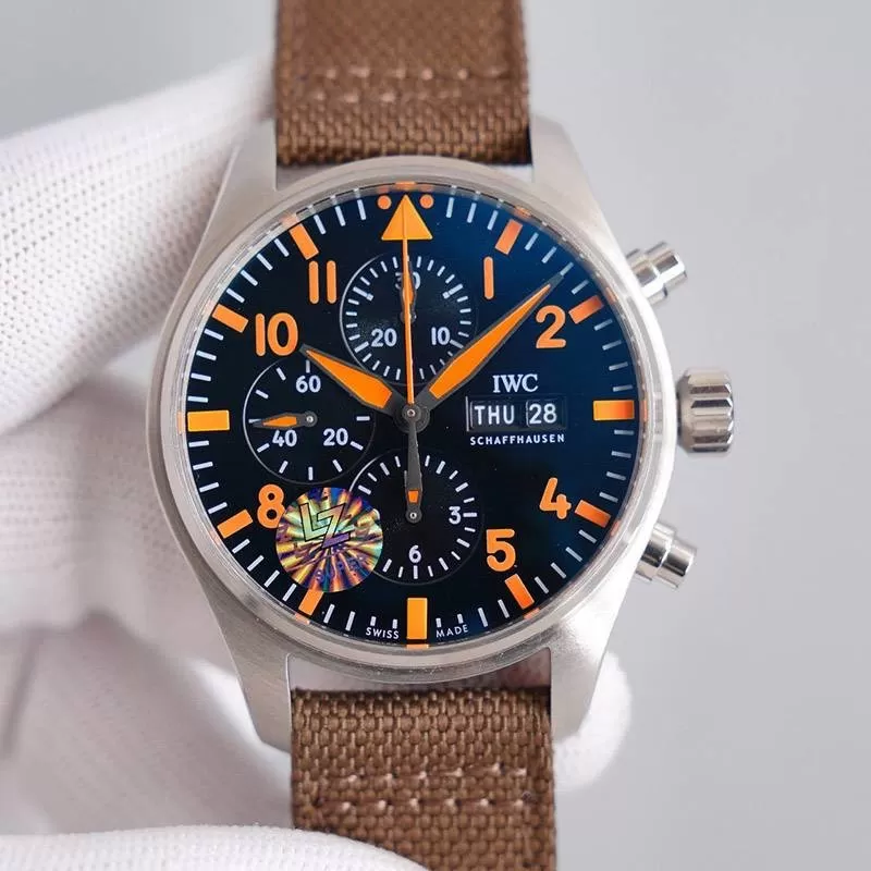 IWCパイロットコピー比較的高級時計クロノ偽物オートマティックスピットファイア iwu75966[8334]