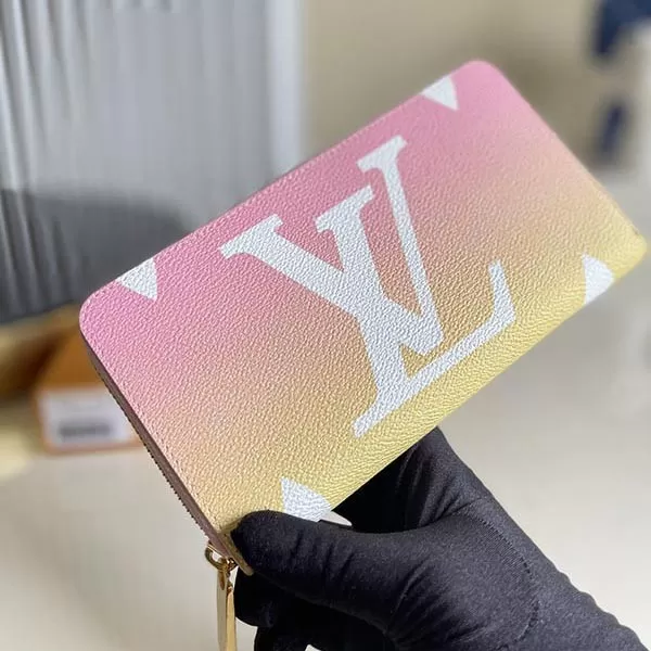 日本で最もルイヴィトン財布コピージッピー ウォレット ピンク LV20329[5574]