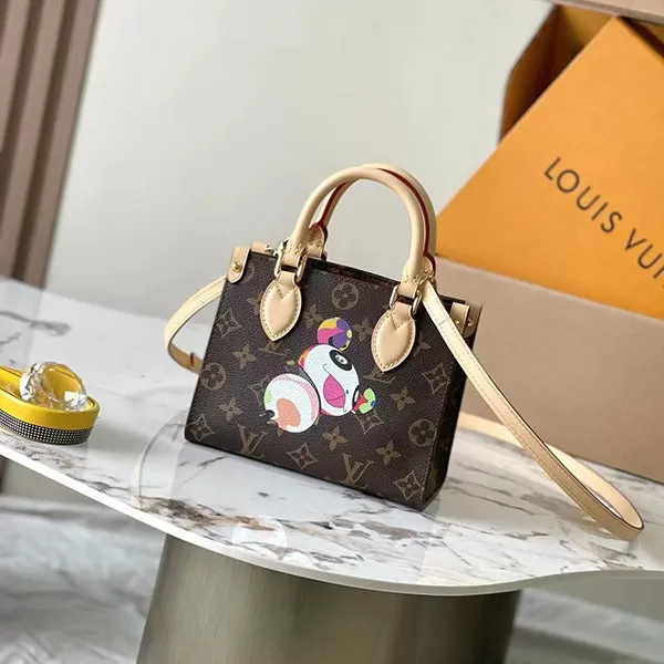 可愛いパンダちゃん ルイヴィトン ハンドバッグ コピー LV × TM オンザゴー BB M13668[4909]