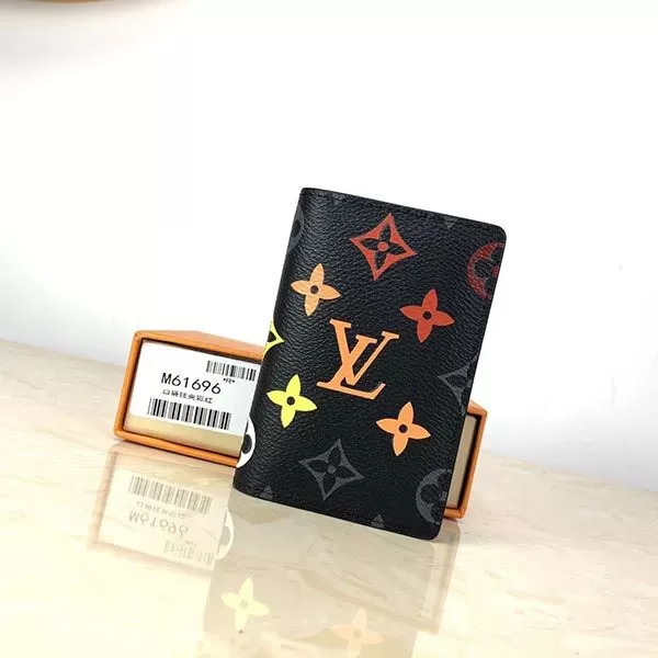 ルイヴィトン二つ折り財布コピー可愛いカードホルダー モノグラムレザー M61696[9447]