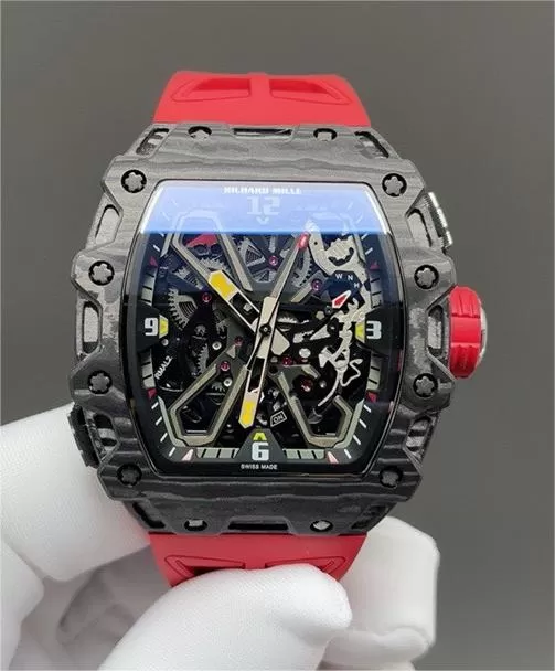 Richard Milleリチャードミルブランドコピー腕時計RM35-03 NTPTカーボンファイバー軽量化設計写真は実物[4308]