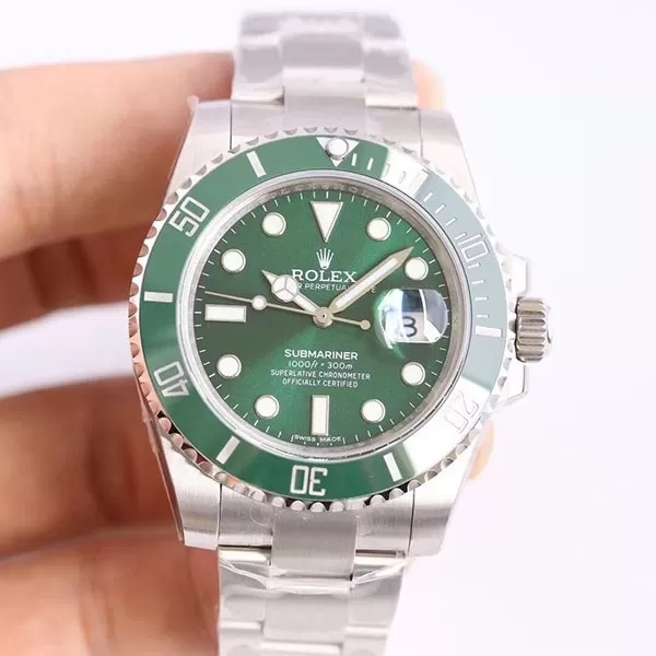 グリーン ロレックス サブマリーナーコピー好評商品 デイト ステンレススチール 116610LV[5513]