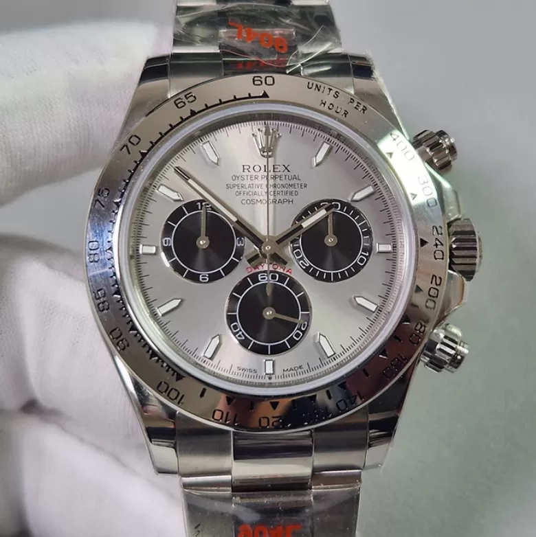 卓越性7750 ロレックス 126509 シルバー コスモグラフ デイトナ  クロノグラフ40mm[763]