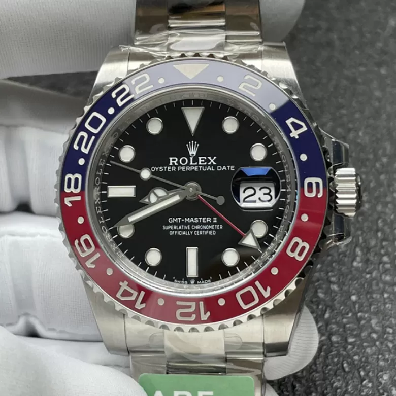 ROLEXコピーブランド時計 GMTマスター Ⅱレッド、ブルーベゼル 3285ムーブメント126710BLRO[946]