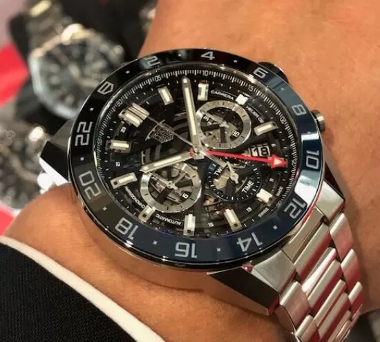 [ブランドコピー新品発見]TAG HEUER カレラ メンズ自動巻き時計CBG2A1Z.BA0658[533]